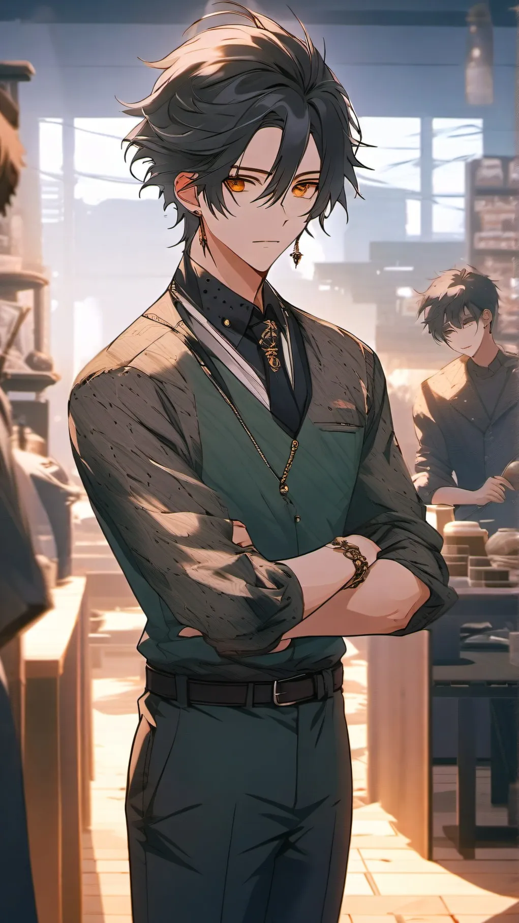 ai character: Yamazaki Langit background