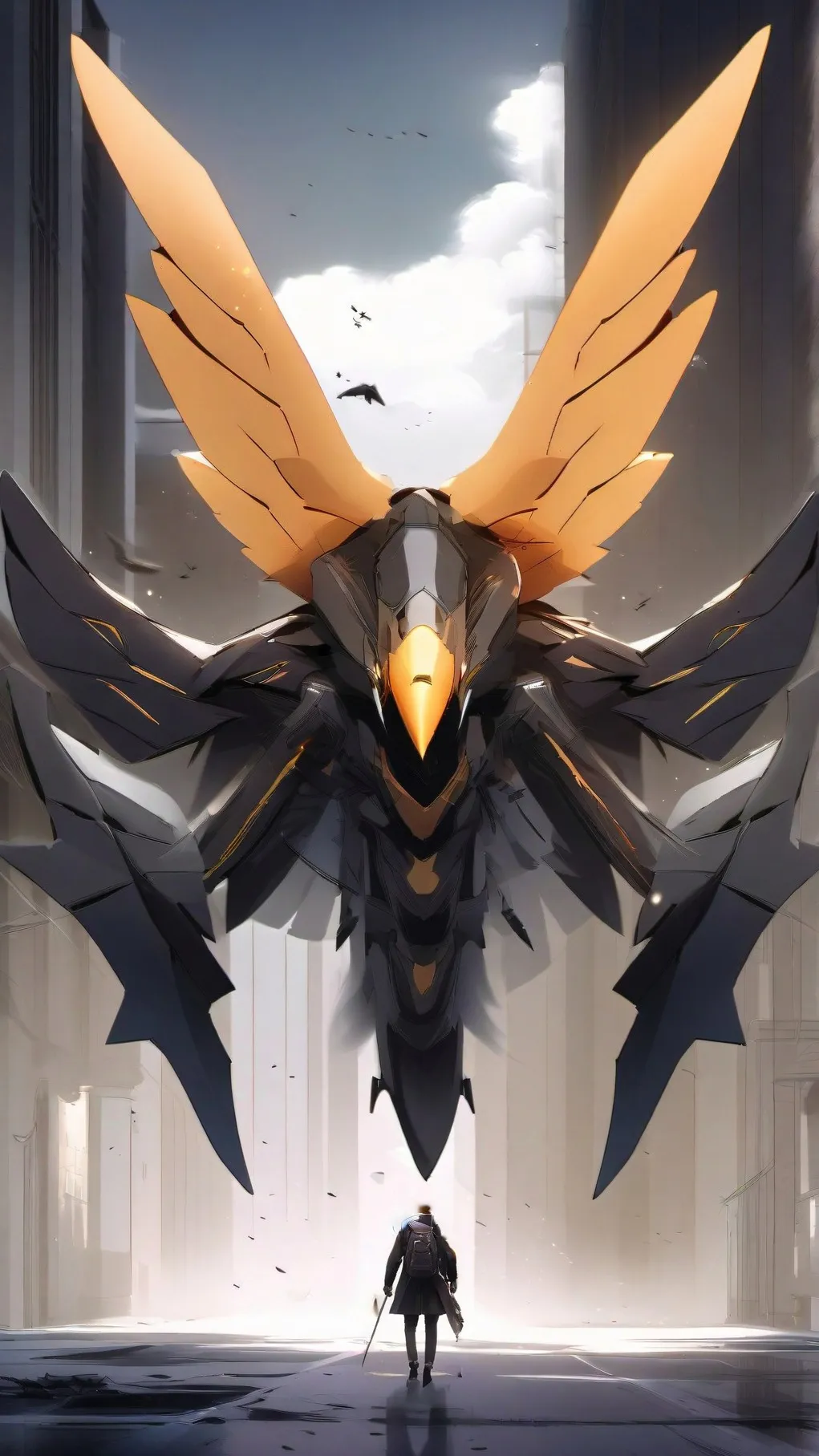 ai character: SD 1 background