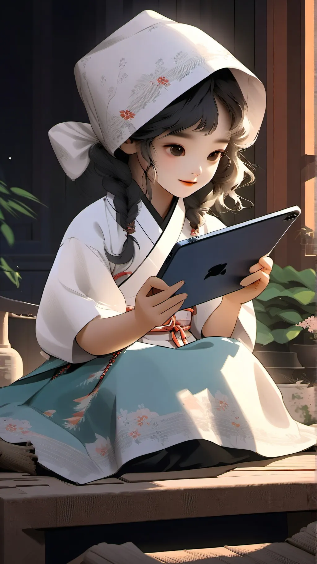 ai character: hana background