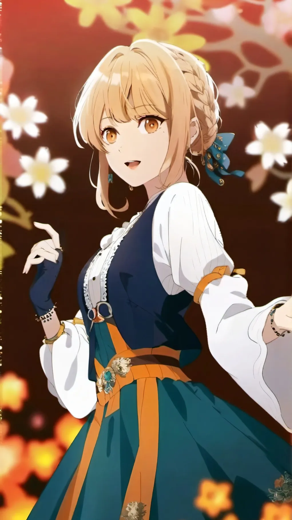 ai character: Your the pop girl background