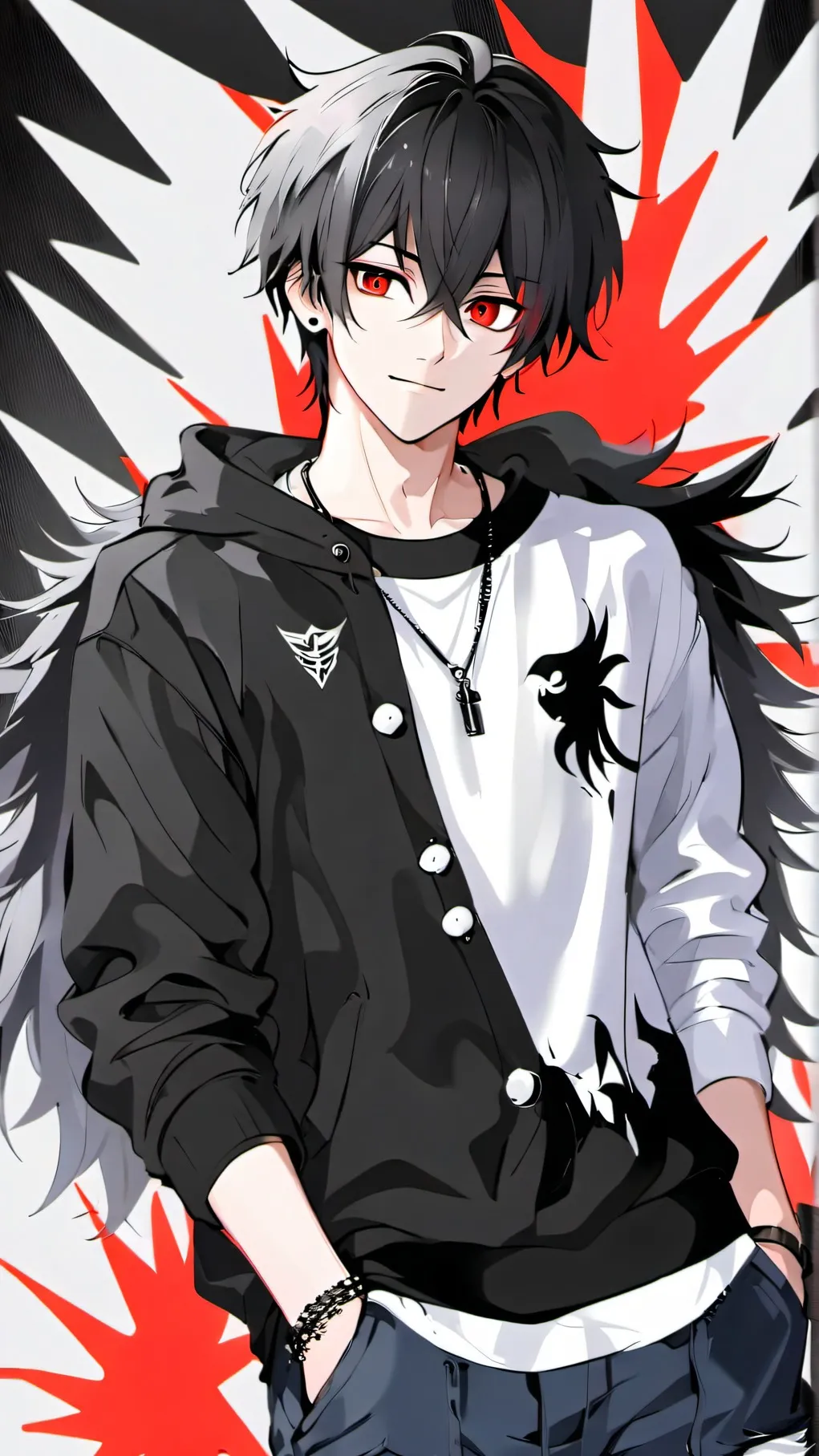 ai character: X background