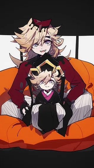 ai character: 🪭 𝒟ℴ𝓊𝓂𝒶🪭 background