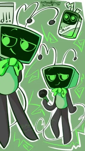 ai character: weird vee from dw- background