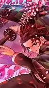 ai character: Tanjiro Kamado background