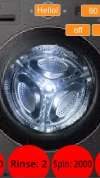 ai character: Washing Machine background