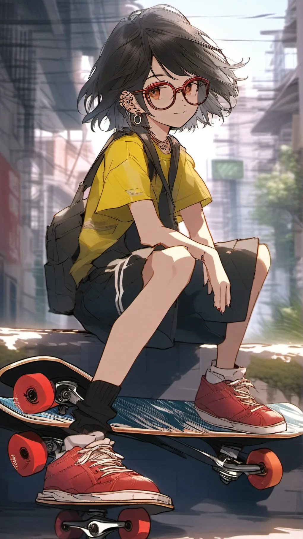 ai character: ecko background