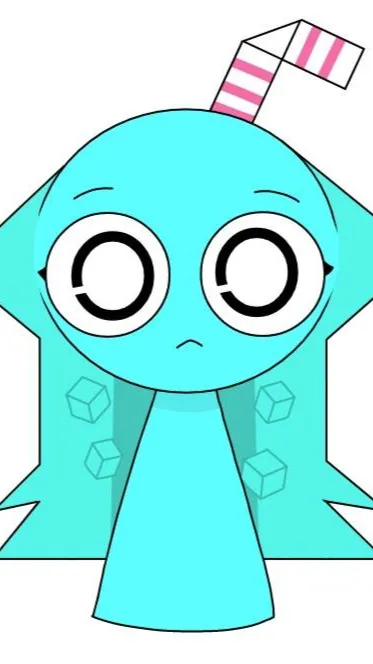 ai character: Aqua Sprunki background