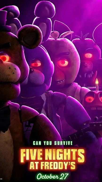 ai character: FNAF 1 Movie background