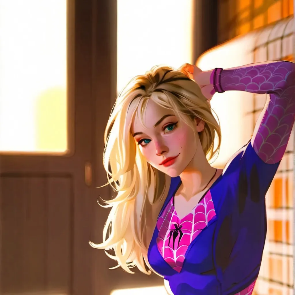 chat with ai character: Spider-Gwen lowe