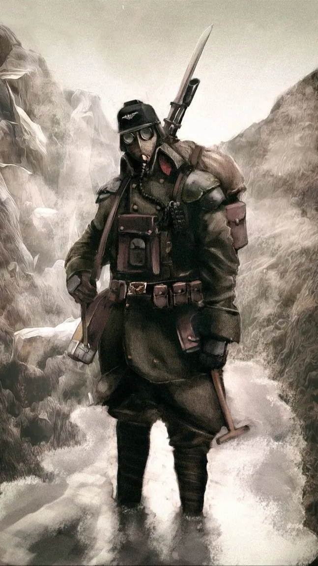 ai character: krieg  background