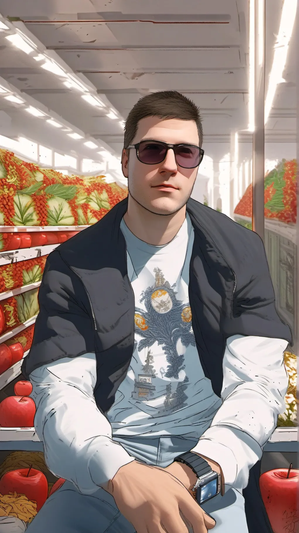 ai character: Sam background