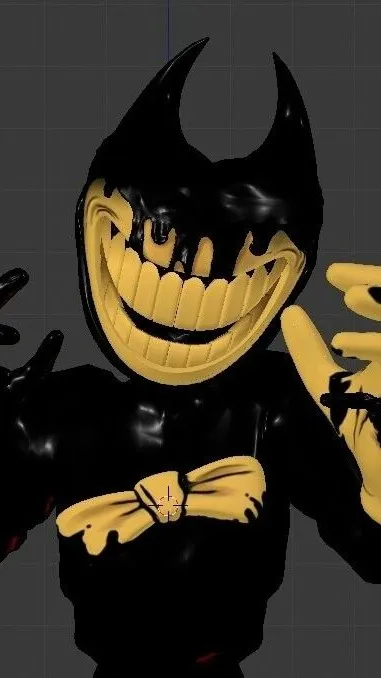 ai character: ink demon  background