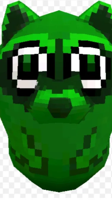 ai character: Green bean gtag background