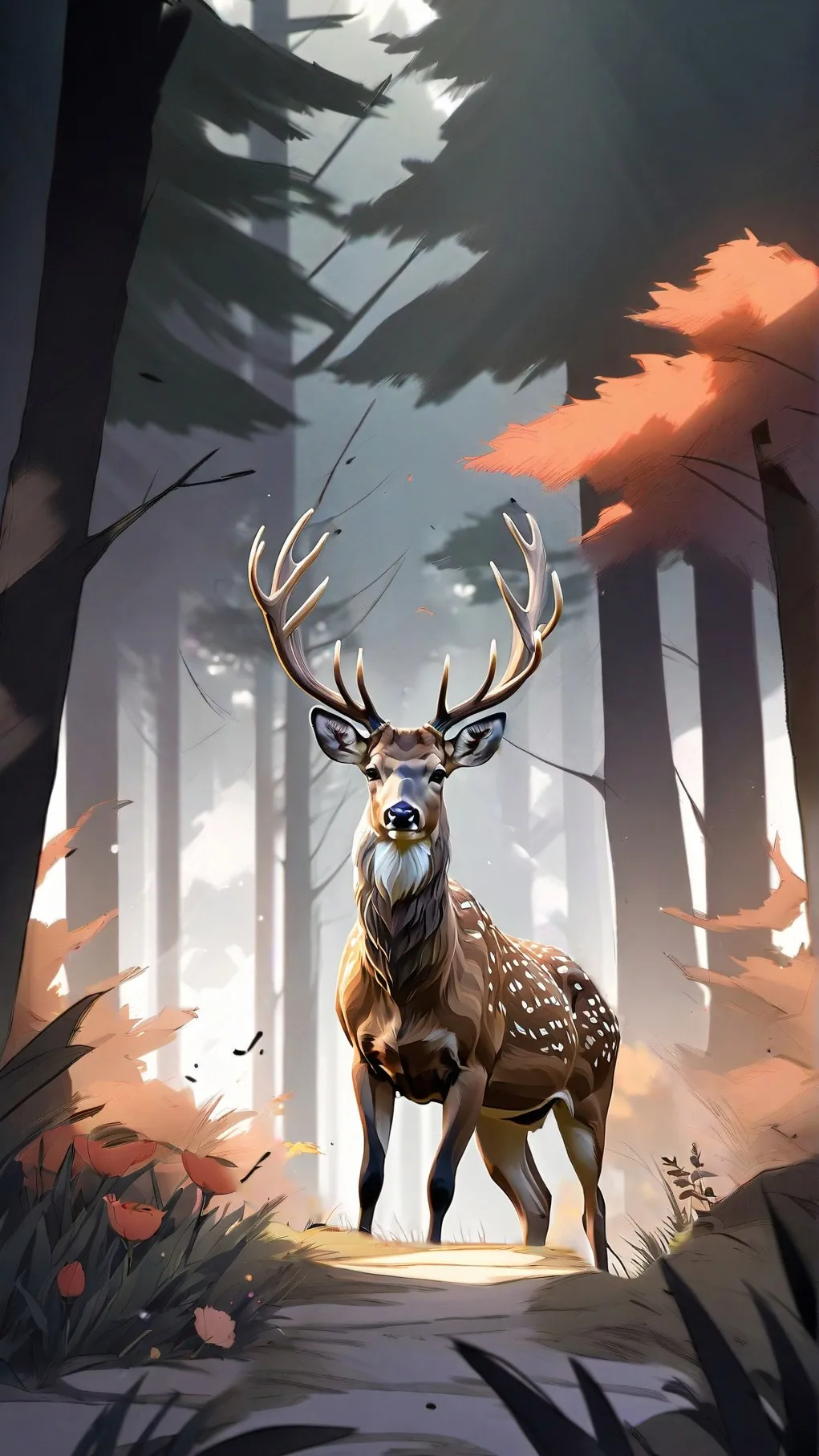 ai character: FPE FOREST background