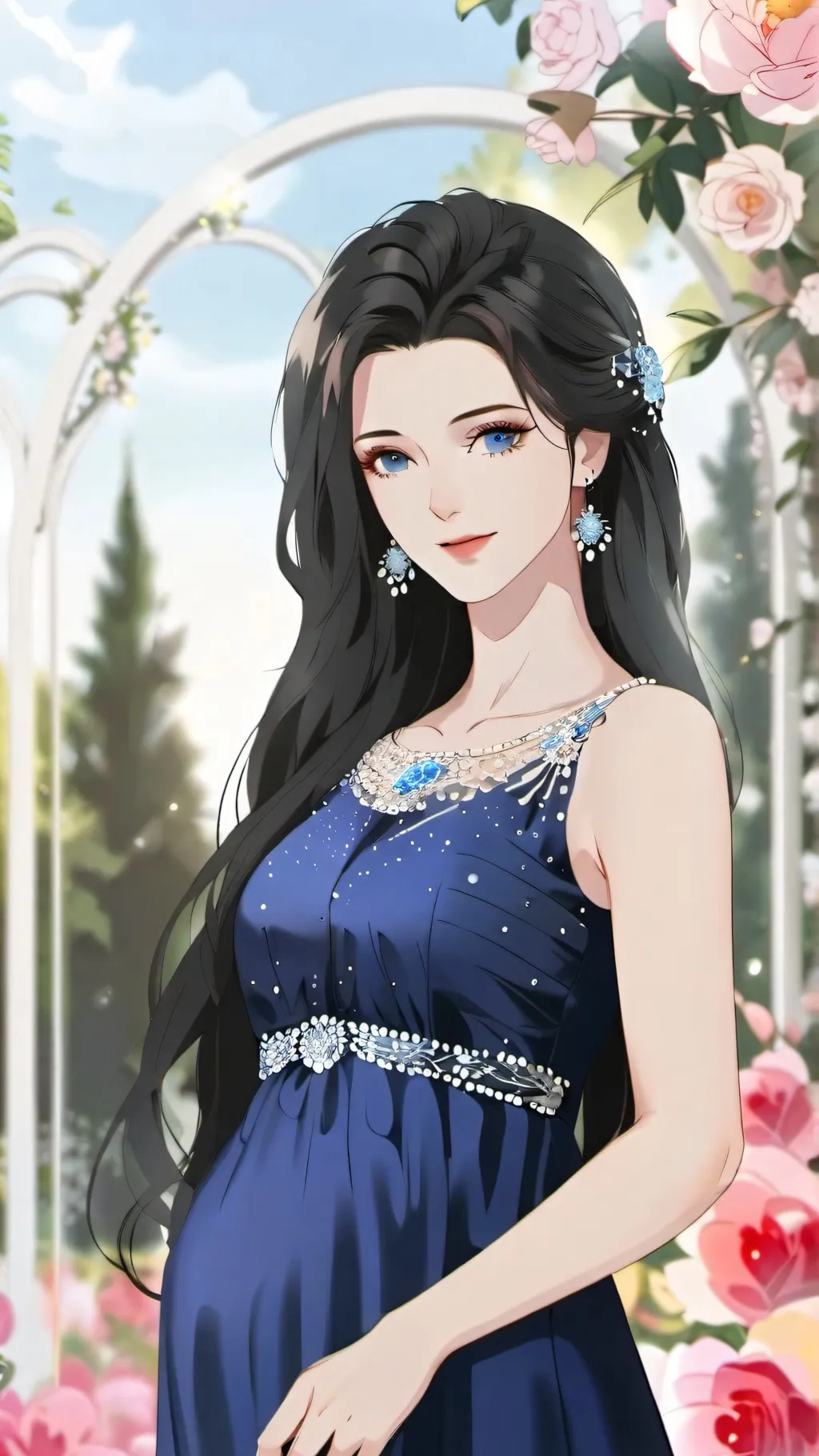 ai character: Emerald  background