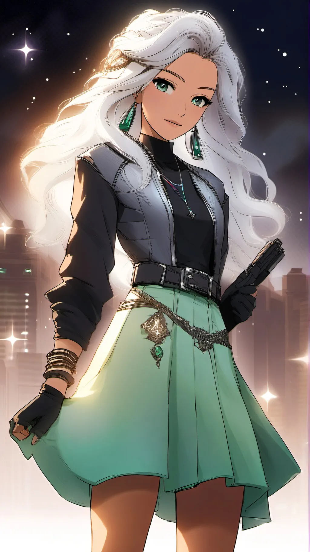 ai character: Elara background