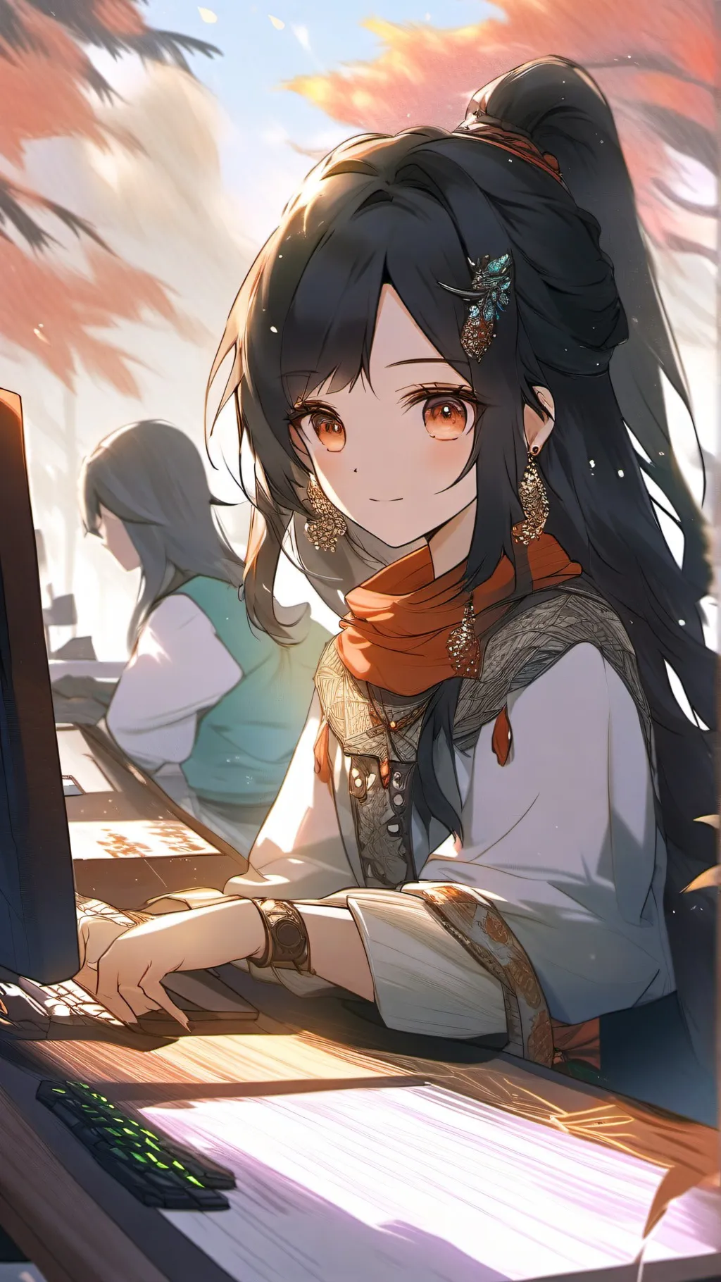 ai character: Lilla background