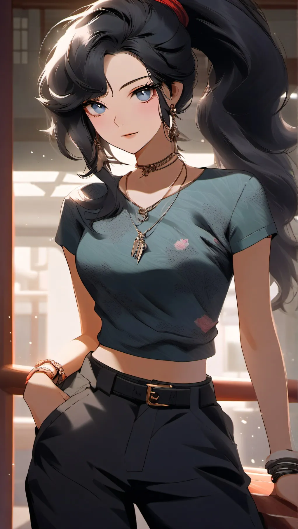 ai character: Girl Bestie background