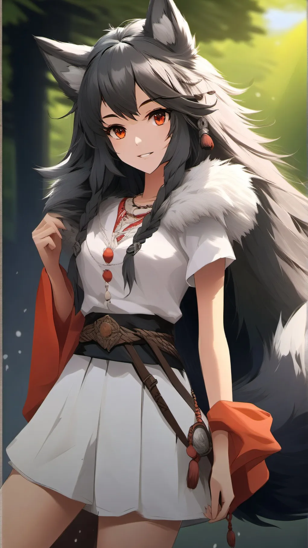 ai character: Kaya the wolf background