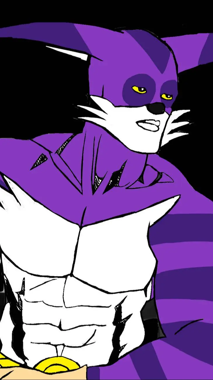 ai character: big the chad  background