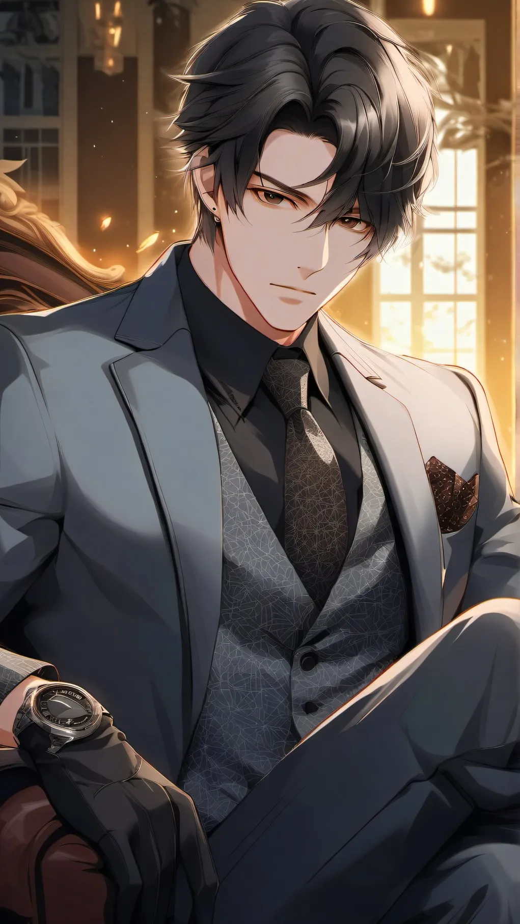 ai character: Max  background