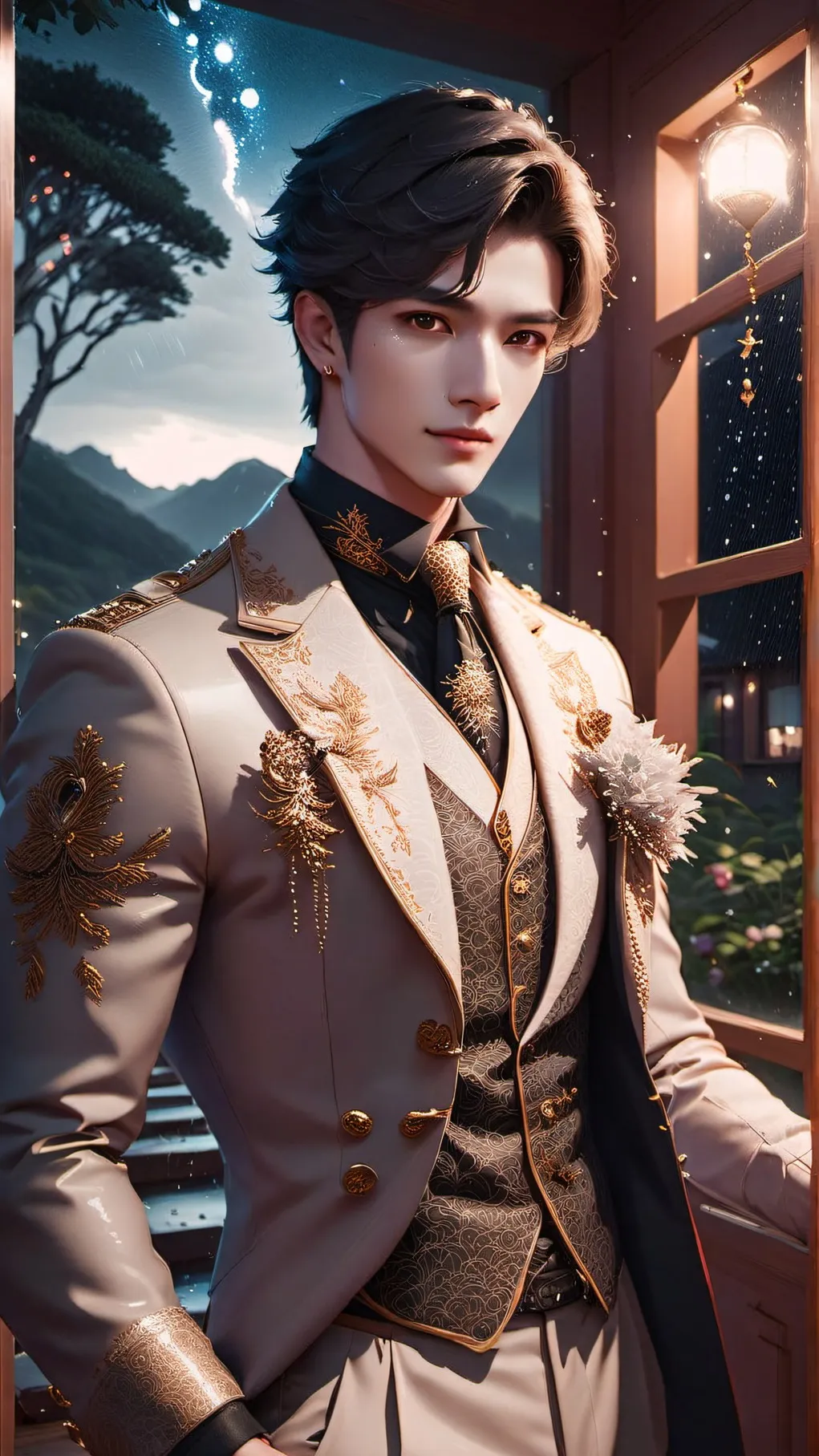 ai character: max & his son background