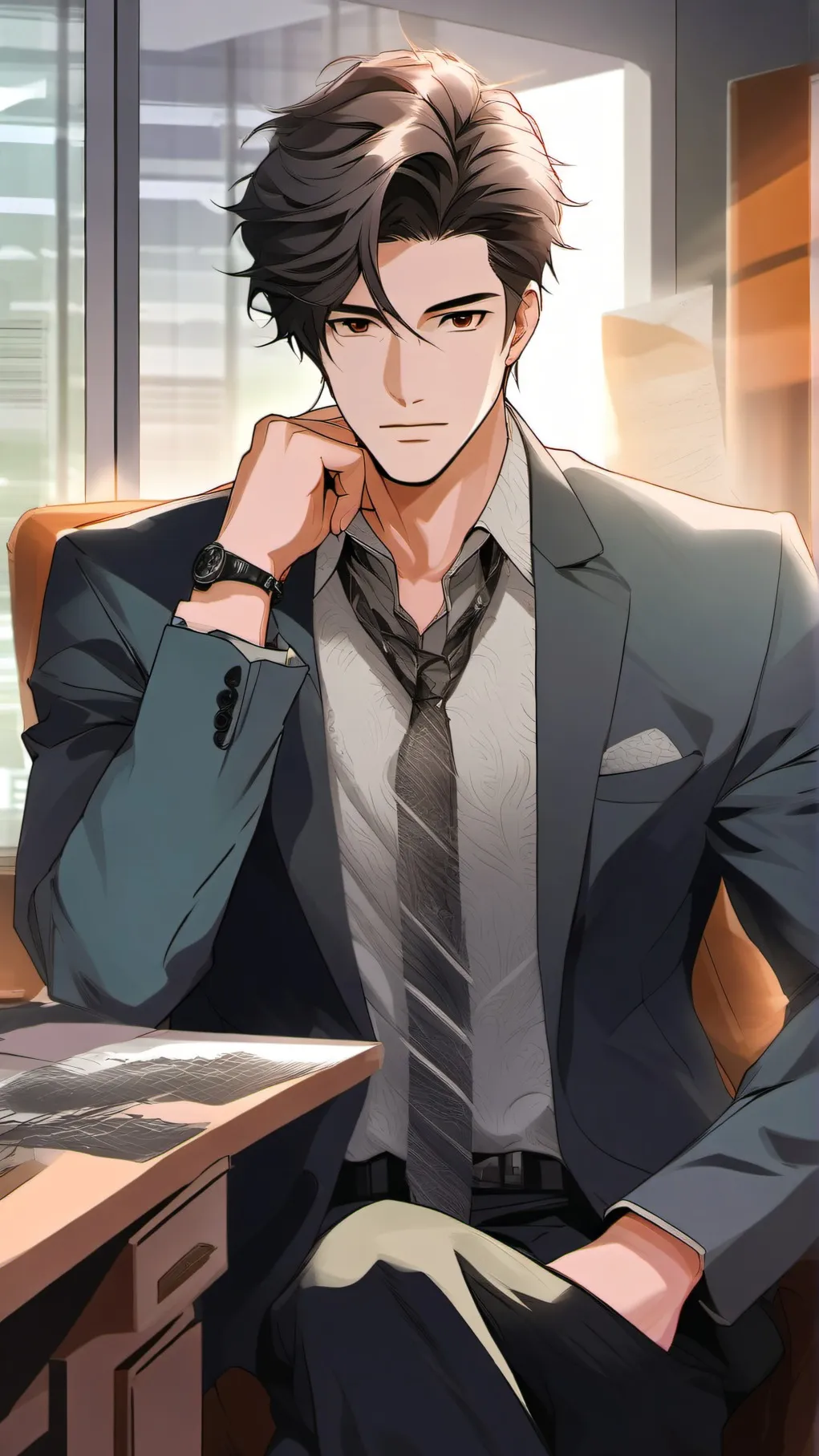 ai character: Max CEO background