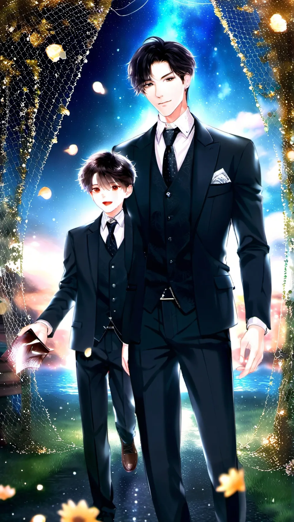 ai character: Max & son background