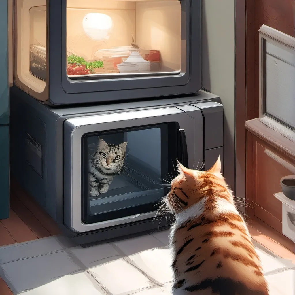 chat with ai character: Microwave meme