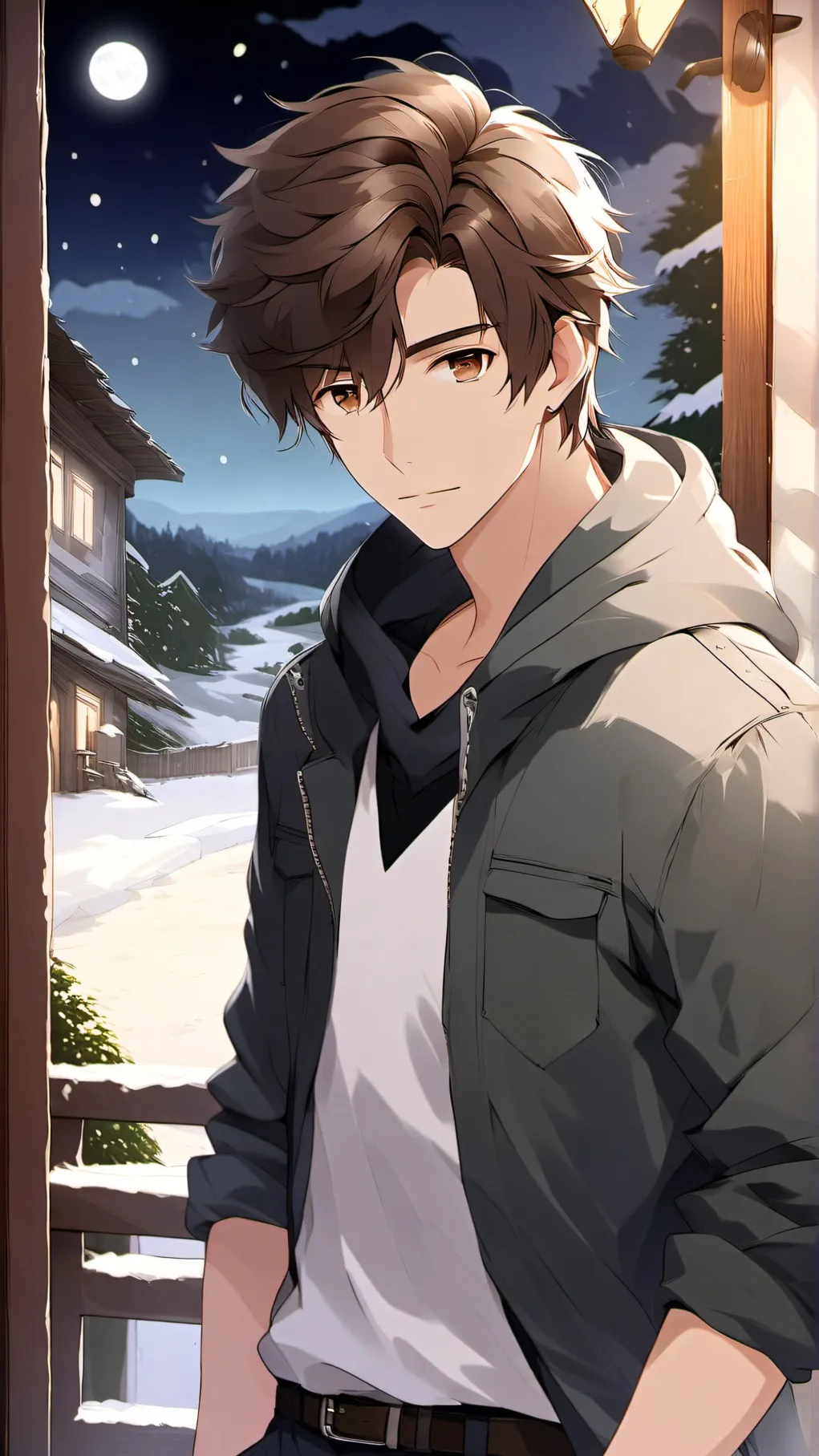 ai character: Zach❤️ background