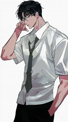 ai character: ✿🖤Aaron 🖤✿ background