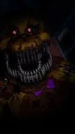 ai character: nightmare fredbear background
