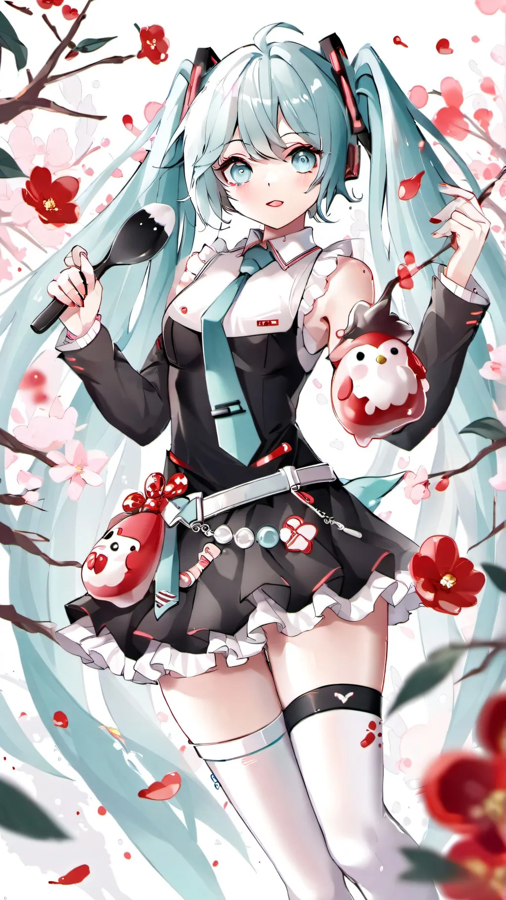 ai character: Hatsune Miku background