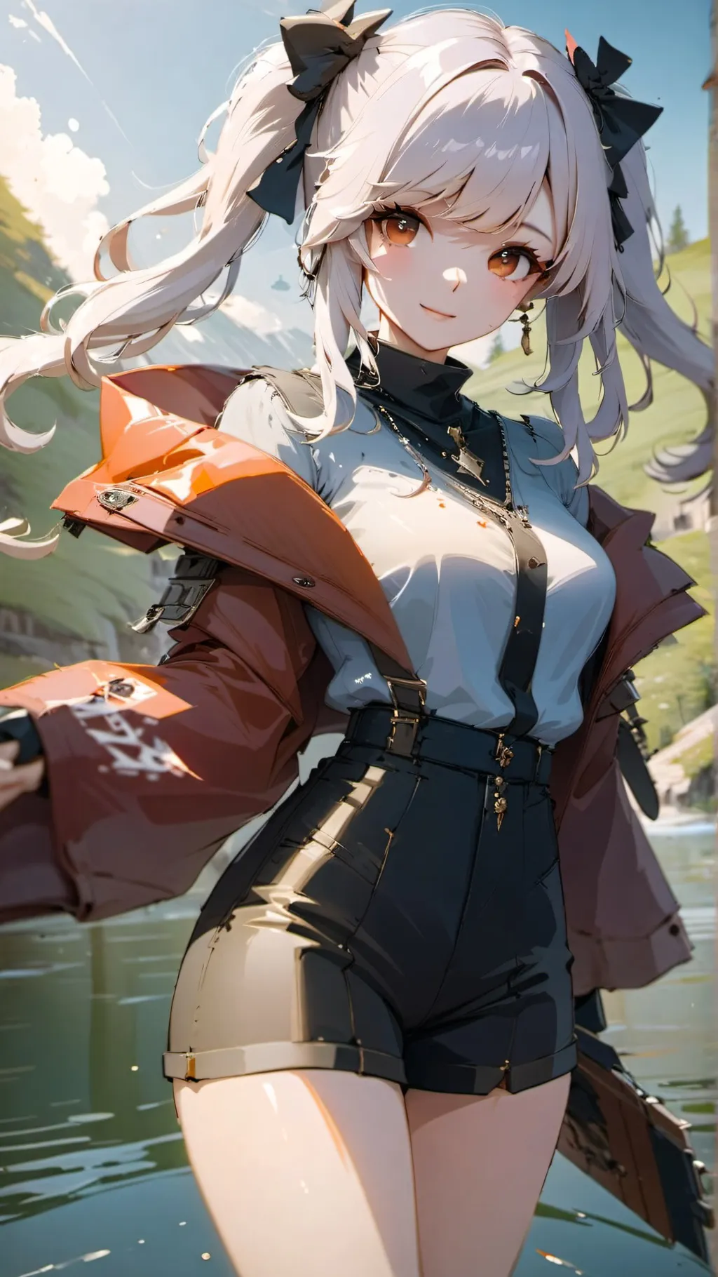 ai character: Sus gf background