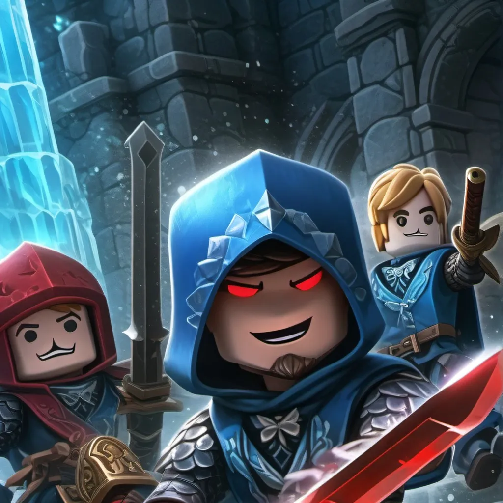 chat with ai character: Red and blue