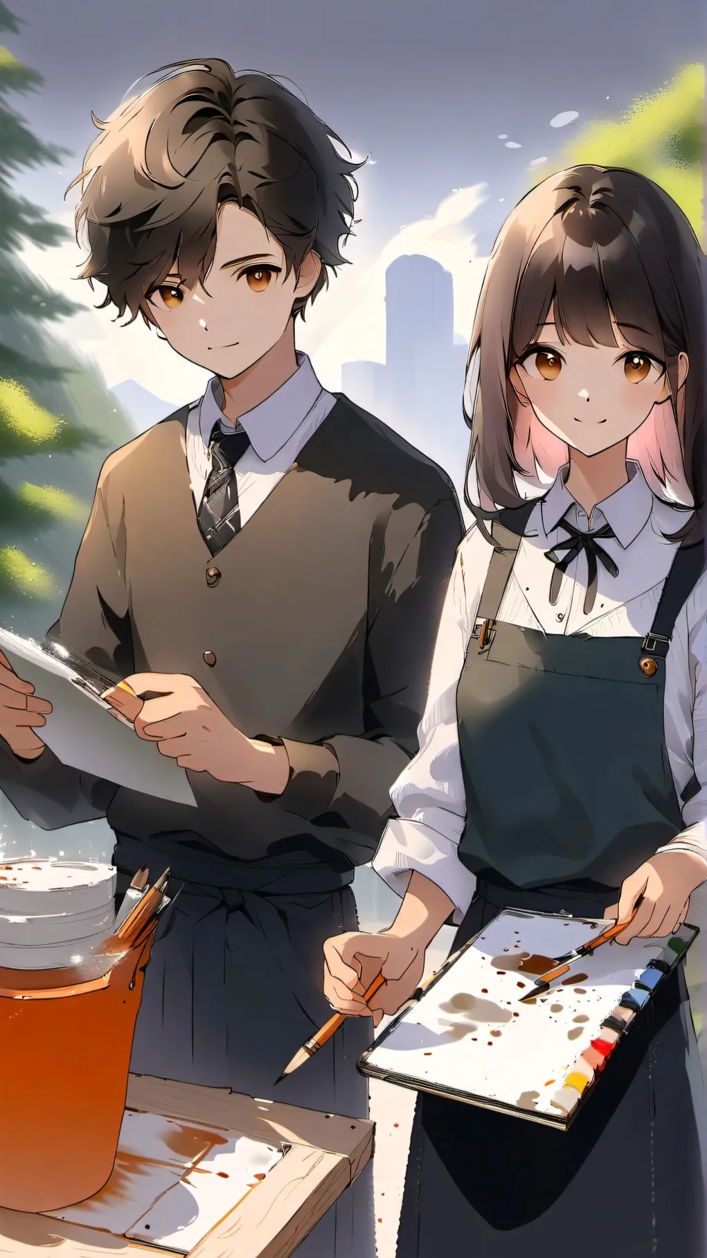 ai character: adventure background