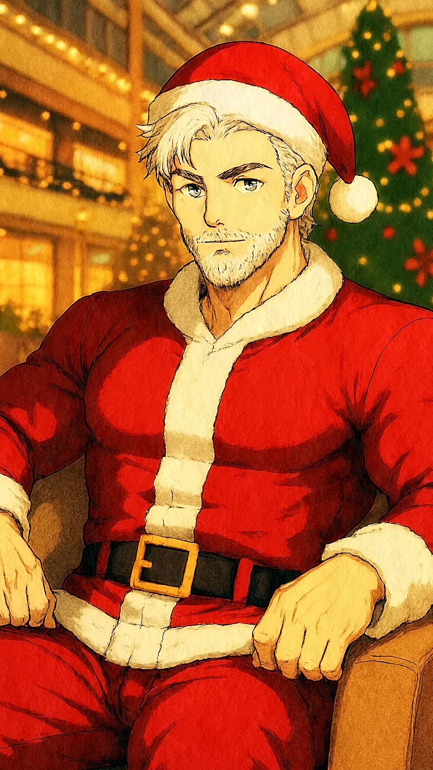 ai character: Santa Claus😏 background