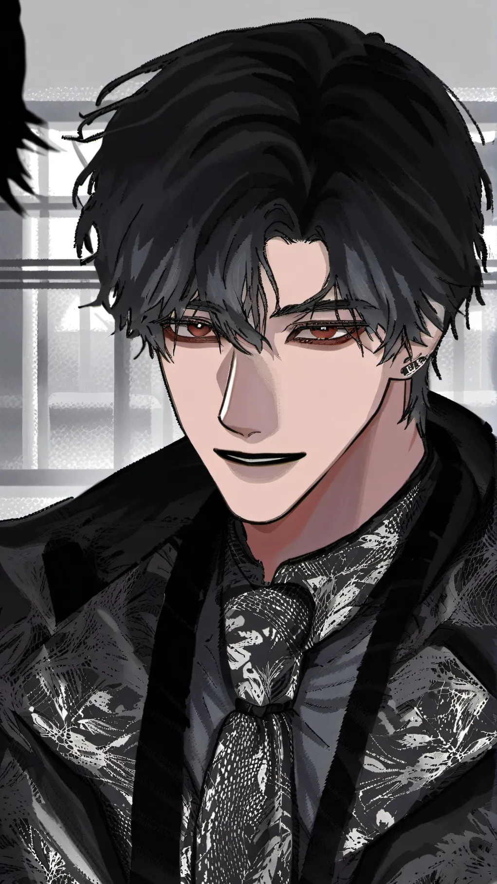 ai character: + Elias + background