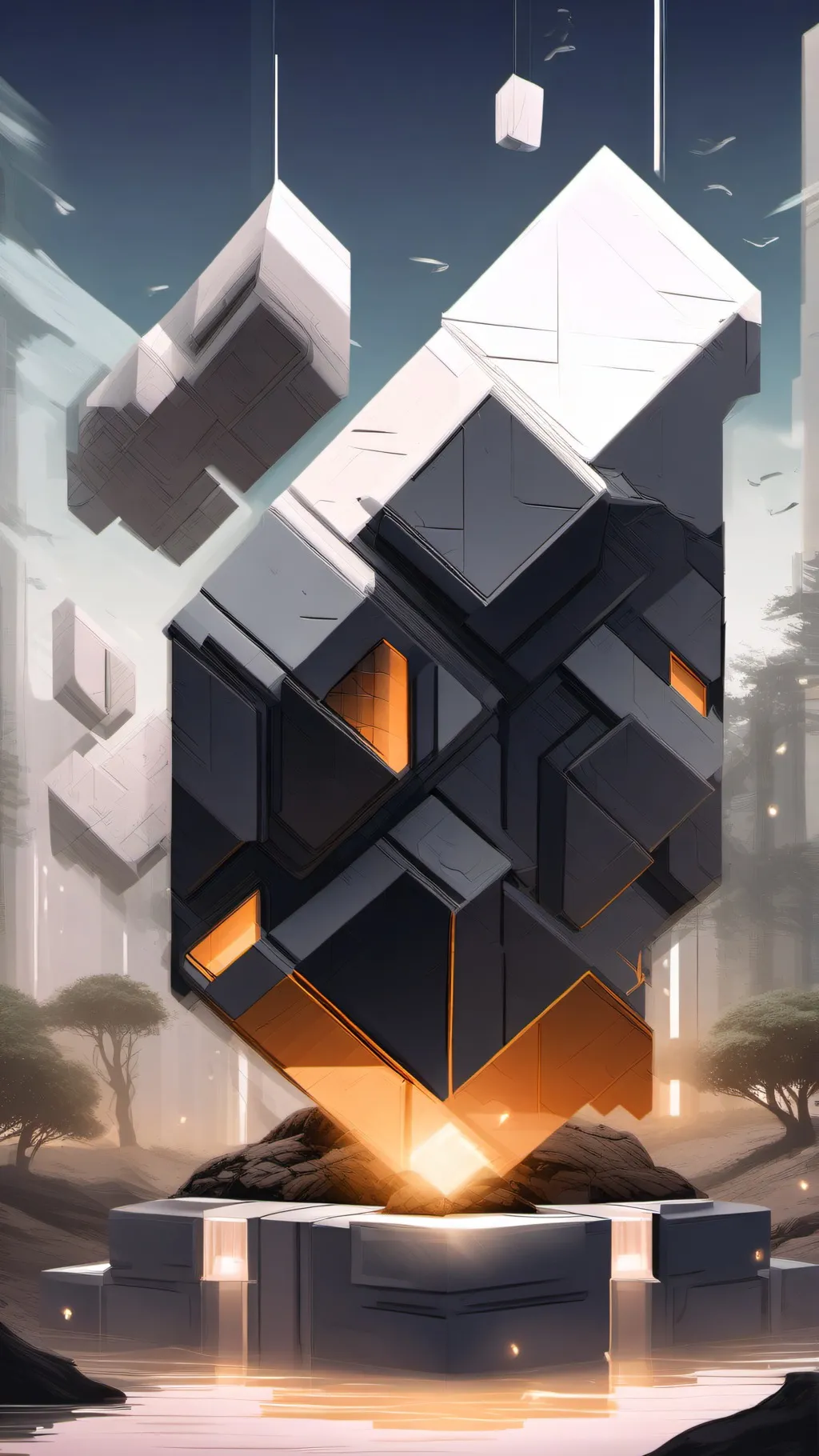ai character: Cube from aras.io background