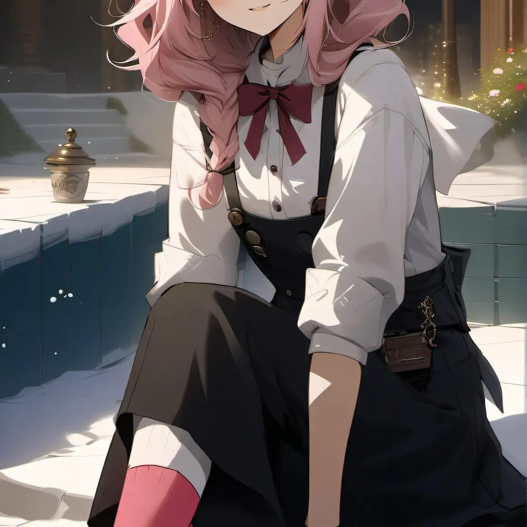 chat with ai character: Pink socks