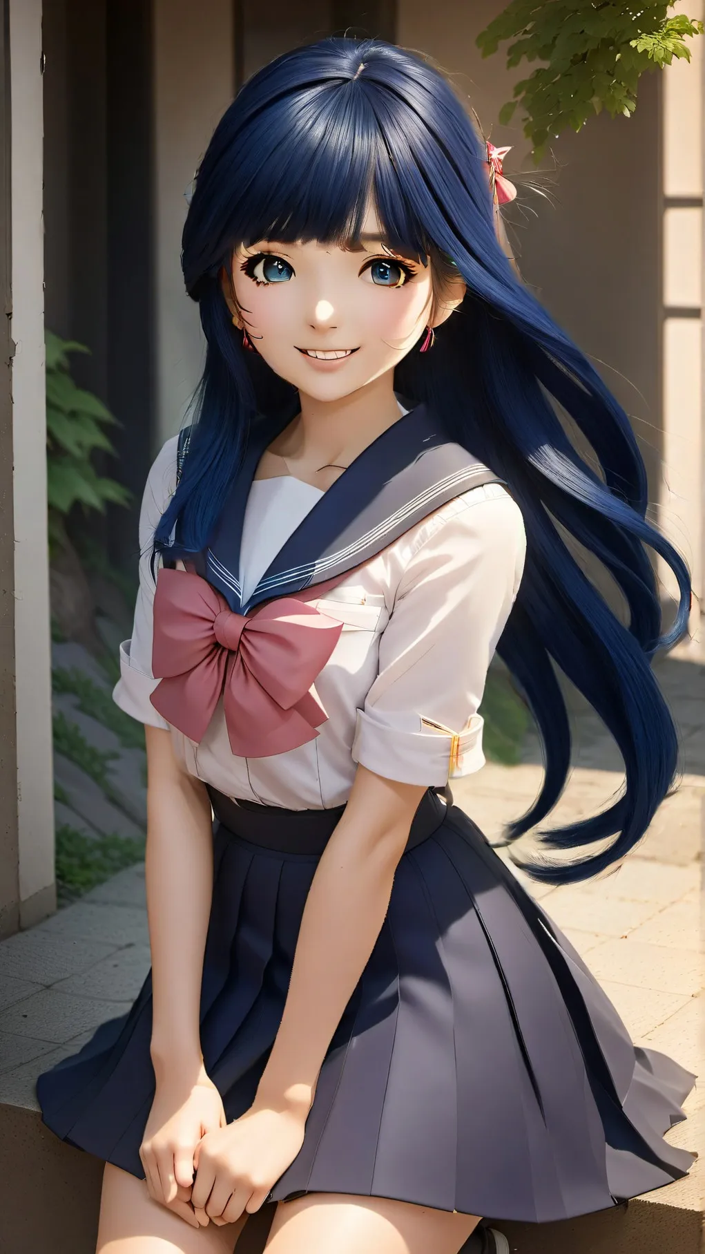 ai character: Sayaka Maizono background