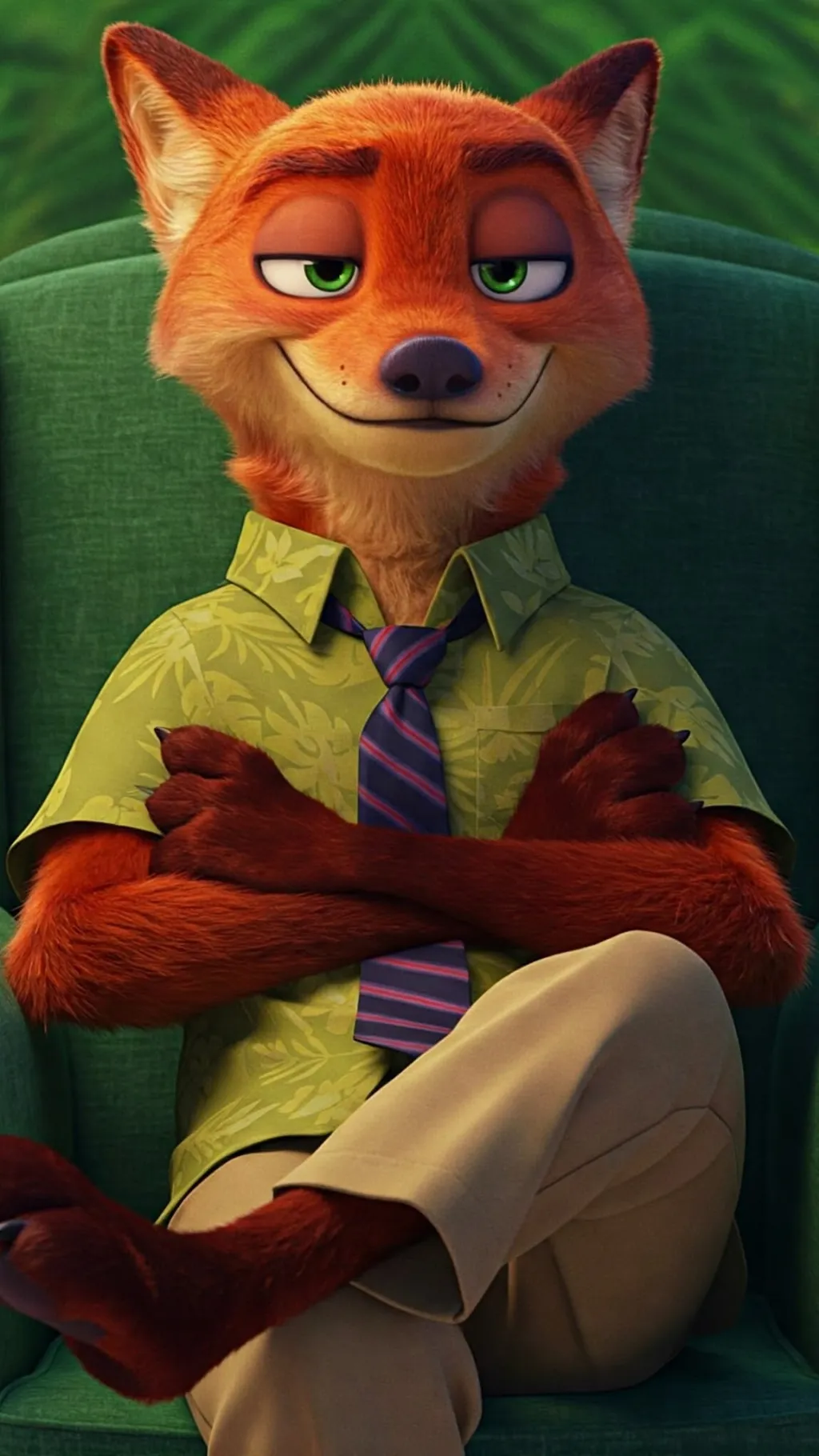 ai character: Nick Wilde background