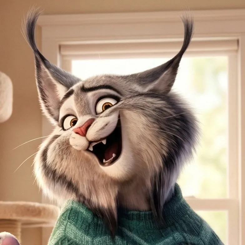 chat with ai character: Pawbert Lynxley