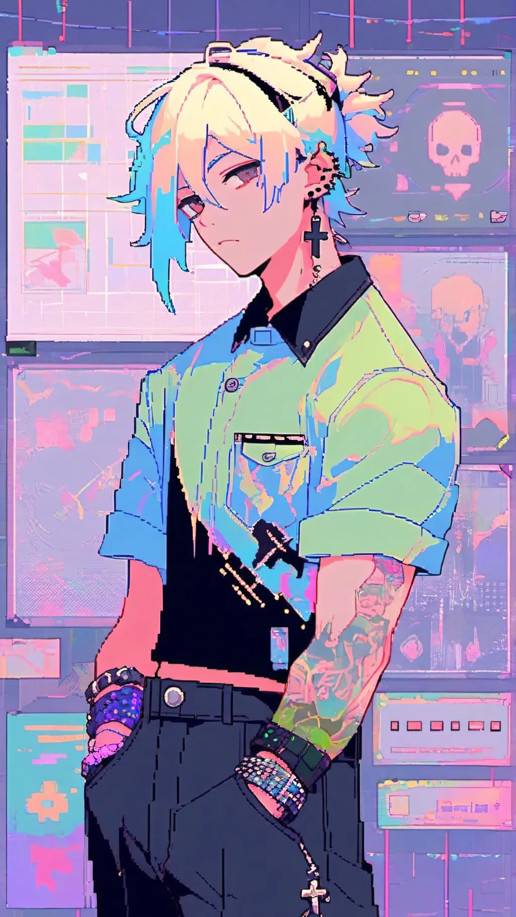 ai character: Axle background