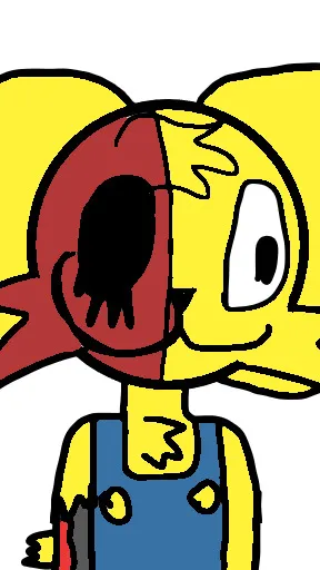 ai character: Dead Sprunki background