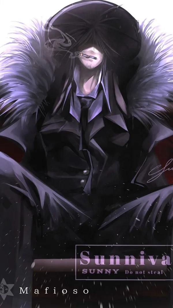 ai character: ♠DoubleFedora🎰 background