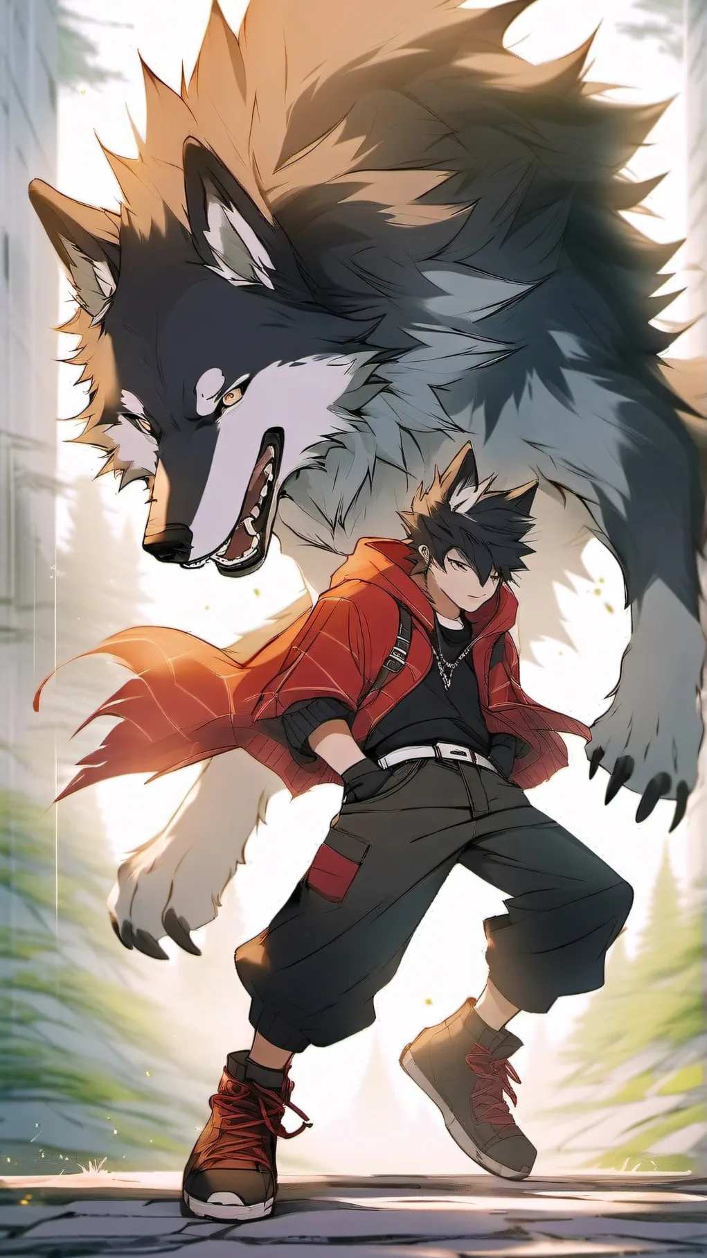 ai character: Aaron background