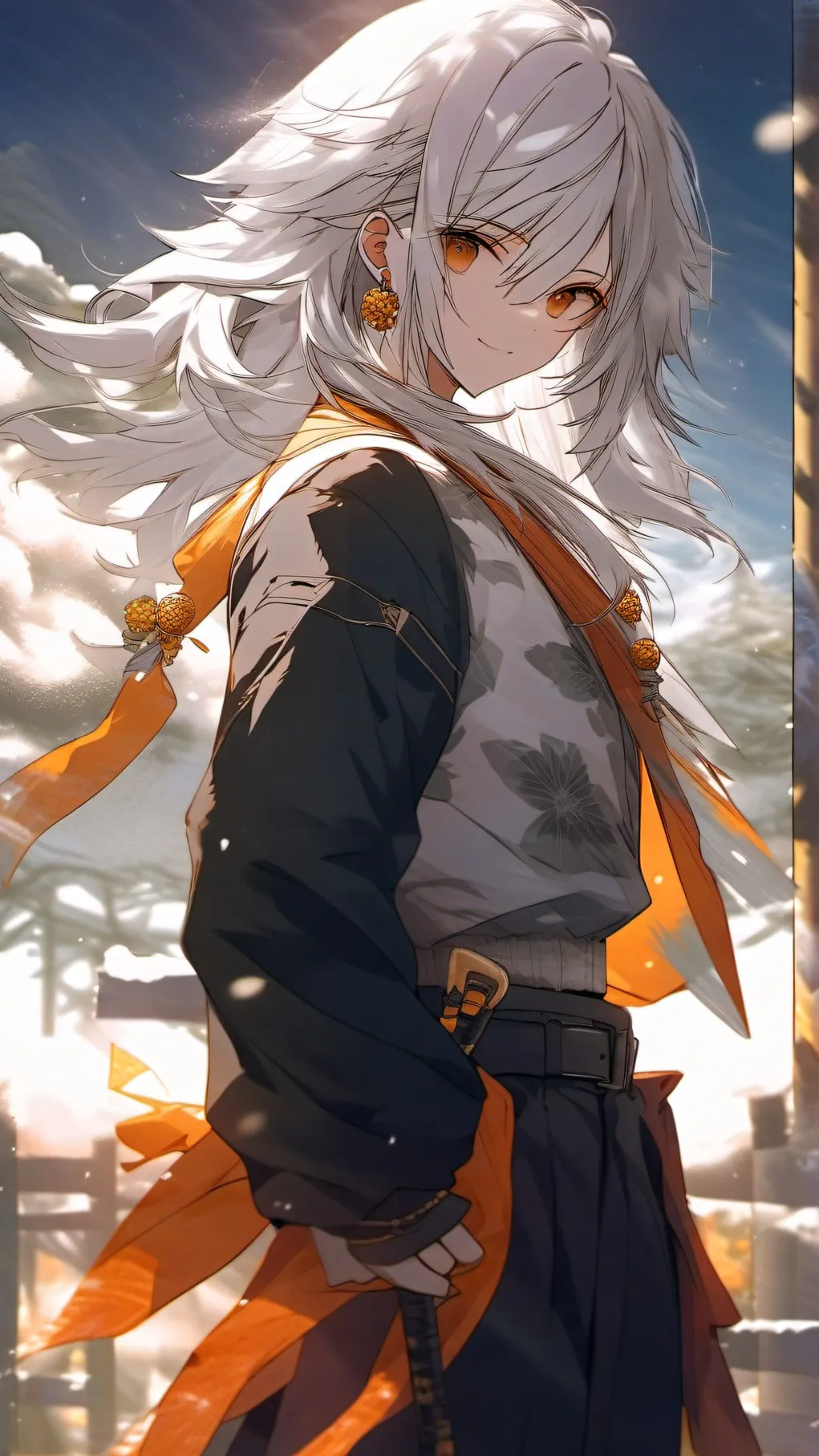 ai character: Tatami Kaminari background