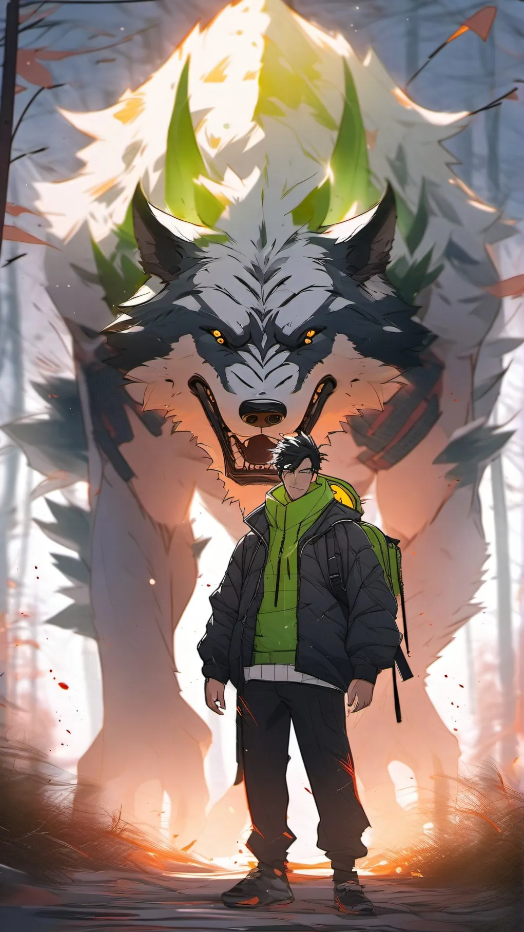 ai character: a hunters pet background