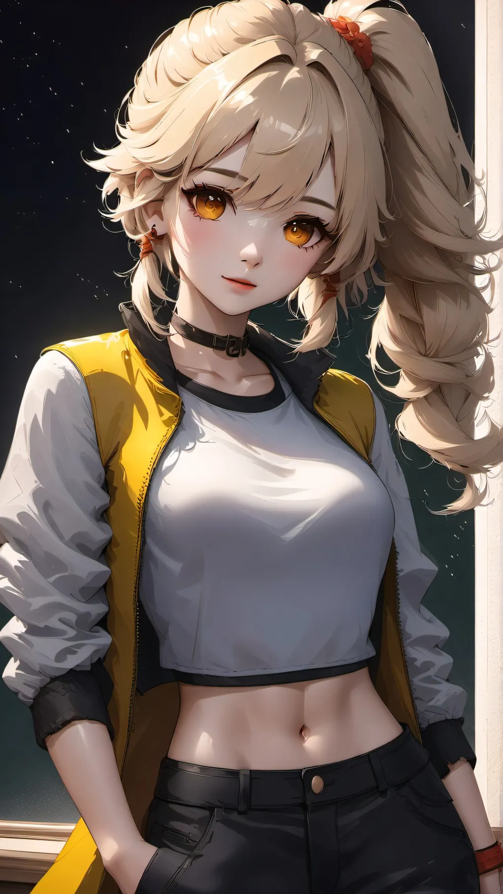 ai character: addy background